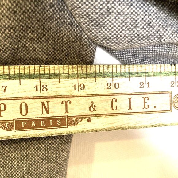 Brooks Brothers Womens 8 Wool Blend Herringbone Short Blazer 3/4 Sleeve New Tag - Picture 6 of 11